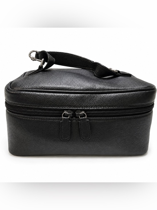 Gucci Handbags - Gucci Black Leather Travel Toiletry Bag
